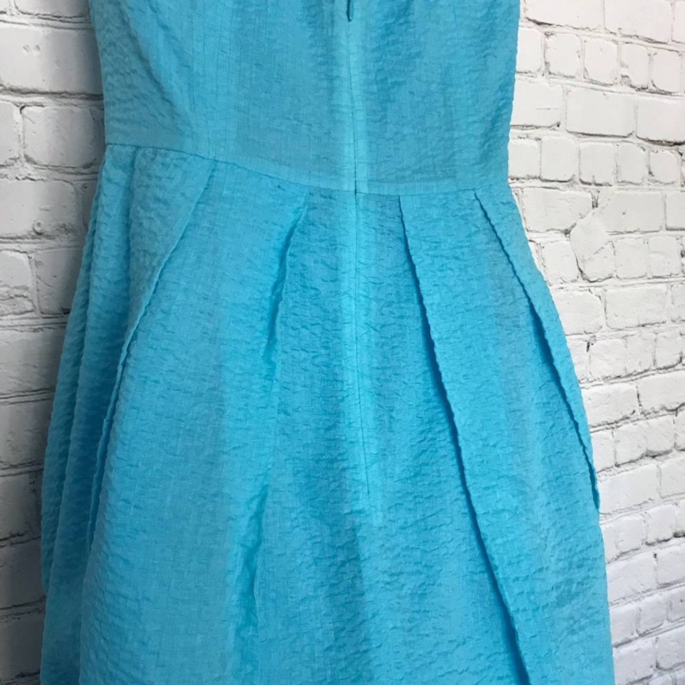J. Crew Seersucker strapless dress - Picture 4 of 7